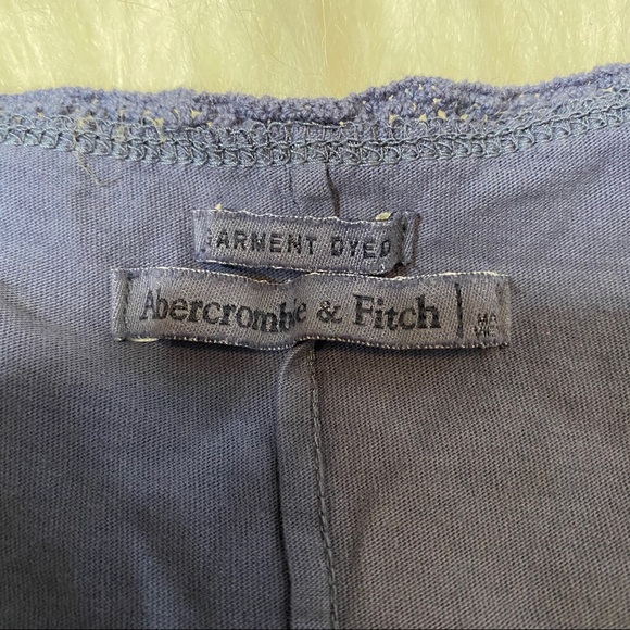 🔥SOLD🔥Abercrombie & Fitch Tank Top Slate Blue Size Small - Picture 11 of 16